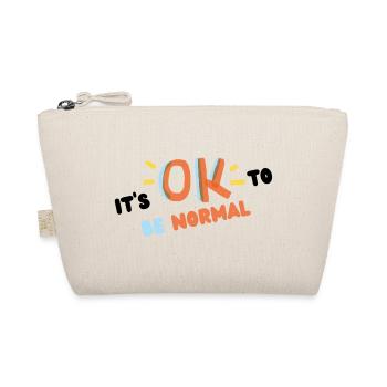 It s ok to be normal (noir) - Trousse biologique - nature - Devant