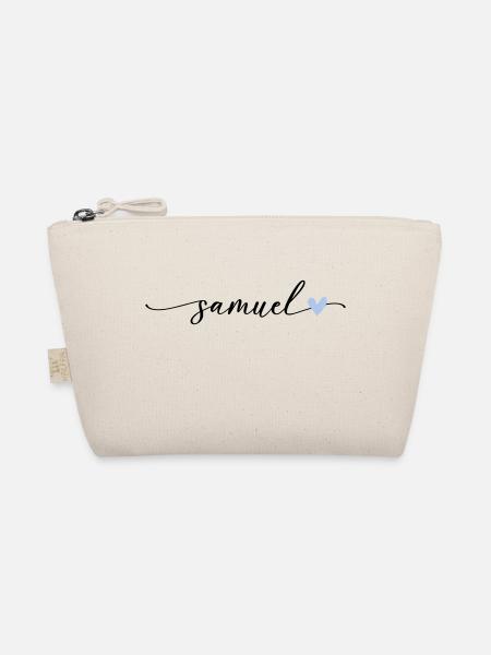 Samuel Name Calligraphy Font - Organic Pouch - nature