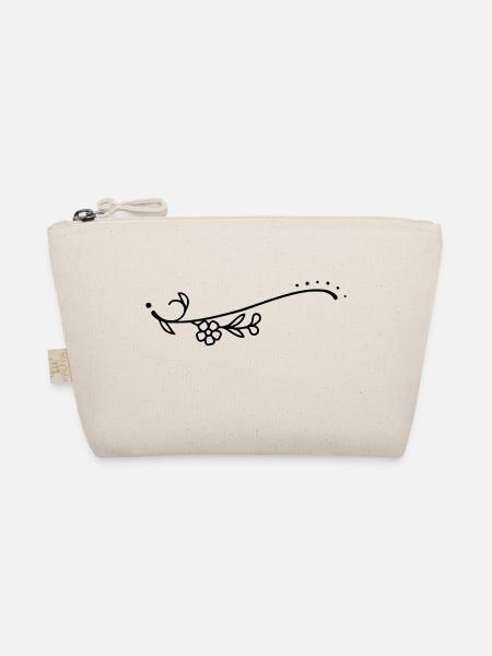 Fleurs de ligne courbe - Trousse biologique - nature - Devant