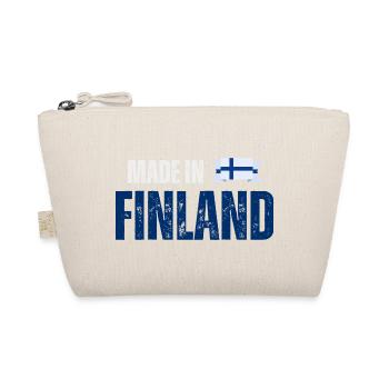 Fabriqué en Finlande, fierté finlandaise - Trousse biologique - nature - Devant