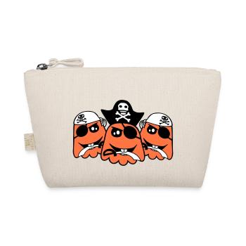 3 Pirate Ghosts Ghosts Funny Evil Halloween - Organic Pouch - nature - Front