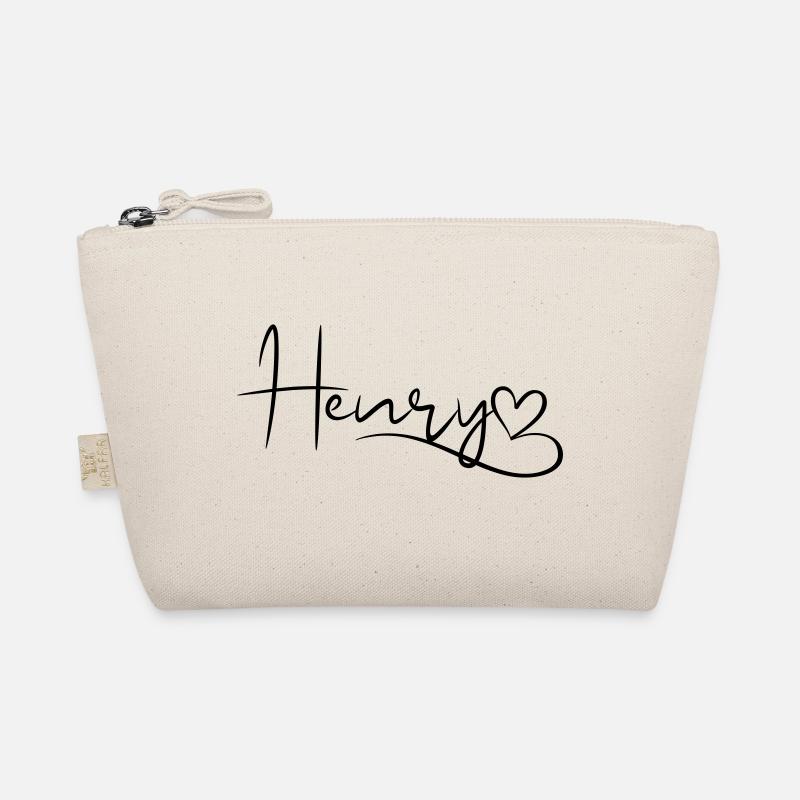 Henry Nom Prénom Coeur Décor Trousse biologique