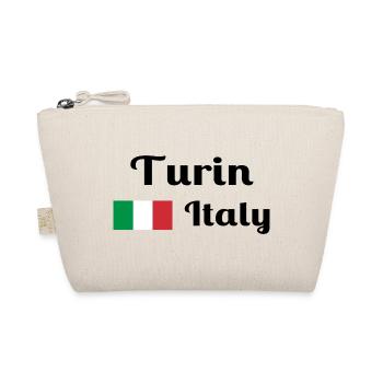 Turin, Italy - Stylish prints - Organic Pouch - nature - Front