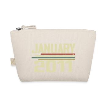 January 2011 - Birthday Gift January 2011 - Organic Pouch - nature - Front