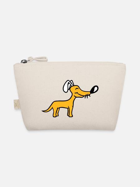 Chien Grand Nez Mignon Heureux Animal de compagnie Drôle Cool - Trousse biologique - nature - Devant