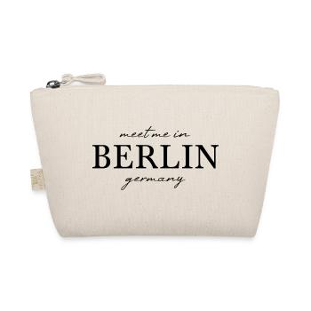 Berlin Germany Fan Flag Design T Shirt - Organic Pouch - nature - Front