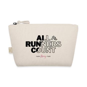 All Runners Count Gift For Runners - Organic Pouch - nature - Front