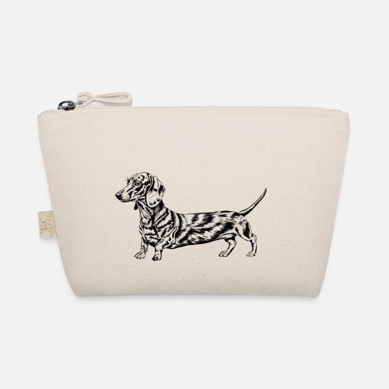 dachshund - Bio-Täschchen - Natur