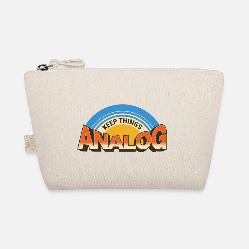 Keep Things Analog – Retro Tech-Statement Bio-Täschchen
