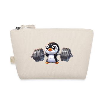 Strong Penguin Workout Dumbbell Training - Organic Pouch - nature - Front