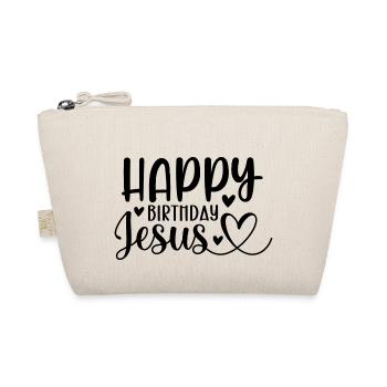 Happy Birthday Jesus - Organic Pouch - nature - Front