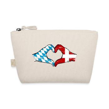 Bavière, Danemark, drapeau, aiguilles, forme de coeur utilisé - Trousse biologique - nature - Devant