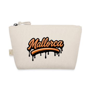 Mallorca Schriftzug - Bio-Täschchen - Natur - Vorne
