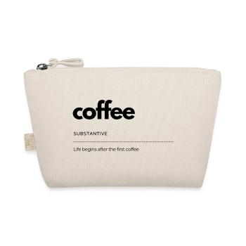 coffee – life begins afterwards - Organic Pouch - nature - Front