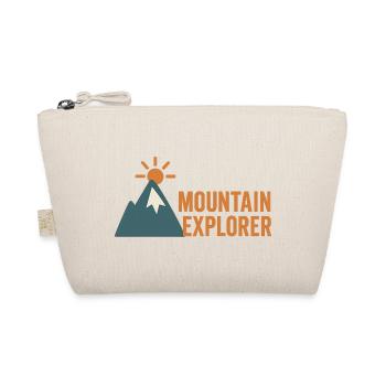 Adventurous Mountaineer Motif - Organic Pouch - nature - Front