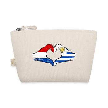 Hollande Uruguay Drapeau Mains Coeur Utilisé - Trousse biologique - nature - Devant