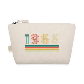 60 Jahre 1966 Vintage Retro Jubiläum - Bio-Täschchen - Natur - Vorne