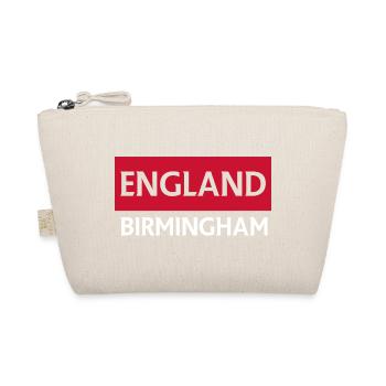 England Birmingham Stadtbild Illustration - Bio-Täschchen - Natur - Vorne