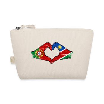 Portugal Namibie Drapeau Coeur utilisé - Trousse biologique - nature - Devant