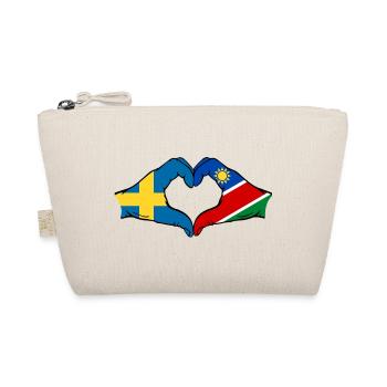 Schweden_Namibia_Flagge_Haende_Herzform - Trousse biologique - nature - Devant