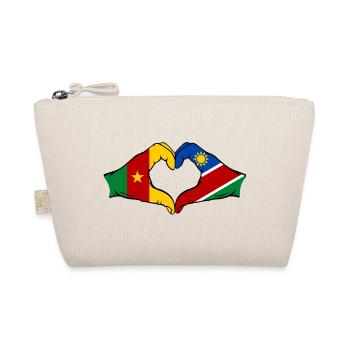 Kemerun, Namibie, Drapeau, Mains, Forme De Coeur - Trousse biologique - nature - Devant