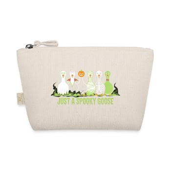Just A Spooky Goose Halloween Vibes - Organic Pouch - nature - Front