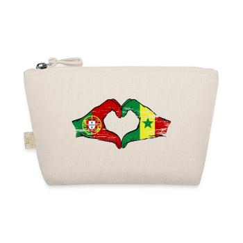 Portugal Sénégal drapeau mains coeur utilisé - Trousse biologique - nature - Devant