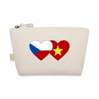 République tchèque Vietnam Drapeau Coeur - Trousse biologique - nature - Devant