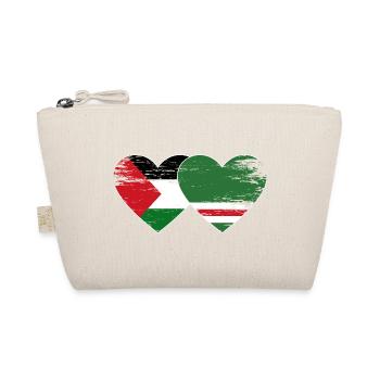 Palestine Tchétchénie Drapeau Coeur Utilisé - Trousse biologique - nature - Devant