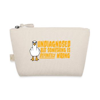 Undiagnosed But Something Is Definitely Wrong Seagull - Organic Pouch - nature - Front