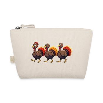 Thanksgiving Truthahn Baby - Bio-Täschchen - Natur - Vorne