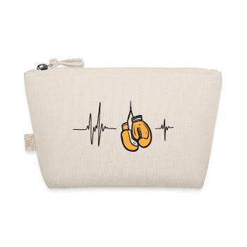 Gants Boxe Combat Rythme Sport Boxeur Cœur - Trousse biologique - nature - Devant
