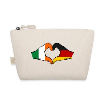 Drapeau de l’Irlande, de l’Allemagne, mains, forme de cœur, utilisé - Trousse biologique - nature - Devant