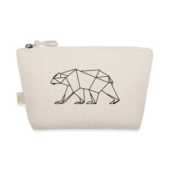 Polar Bear Polygon Polar Bear Icon - Organic Pouch - nature - Front