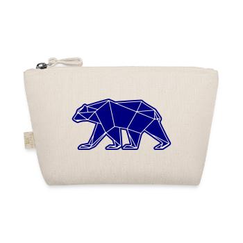 Polar Bear Polar Bear Polygon Icon - Organic Pouch - nature - Front