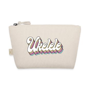 Ukulélé hawaïen ukulélé rétro vintage - Trousse biologique - nature - Devant