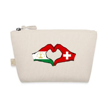 Cœur du drapeau du Suisse du Tadjikistan - Trousse biologique - nature - Devant