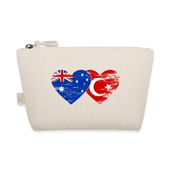 Cœur du drapeau de la Turquie australien utilisé - Trousse biologique - nature - Devant