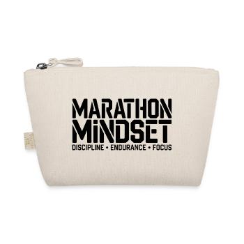 Marathon Mindset: Discipline & Endurance - Organic Pouch - nature - Front