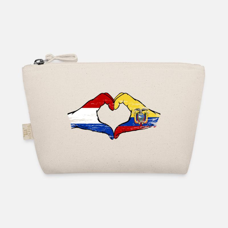 Cœur du drapeau de Hollande-Équateur utilisé Trousse biologique