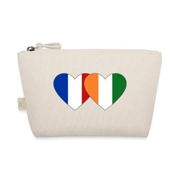Cœur du drapeau de la France Côte d’Ivoire - Trousse biologique - nature - Devant