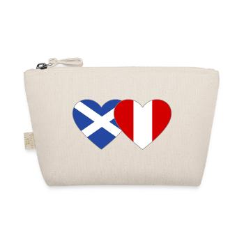 Écosse Drapeau du Pérou Cœur - Trousse biologique - nature - Devant