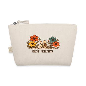 The Little Thought | BEST FRIENDS - Organic Pouch - nature - Front