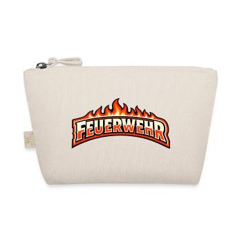 Feuerwehr Flammen Emblem - Bio-Täschchen - Natur - Vorne
