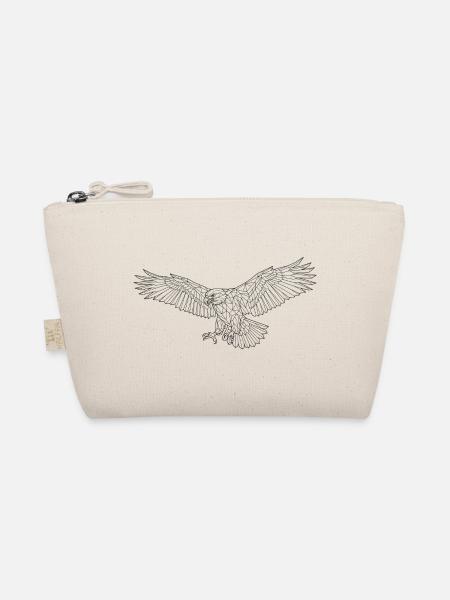 majestic eagle - Organic Pouch - nature - Front