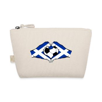 Drapeau écossais Mains en forme de cœur - Trousse biologique - nature - Devant