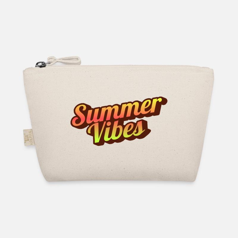 Graphisme typographique Retro Summer Vibes Trousse biologique
