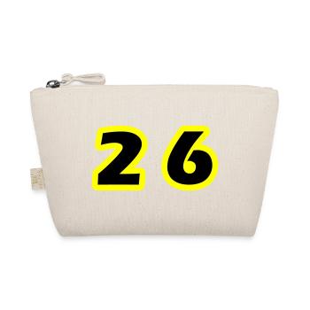 26 Number symbol - Organic Pouch - nature - Front