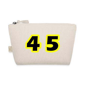 45 Number symbol - Organic Pouch - nature - Front