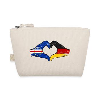 Mains du drapeau allemand du Cap-Vert en forme de cœur utilisées - Trousse biologique - nature - Devant
